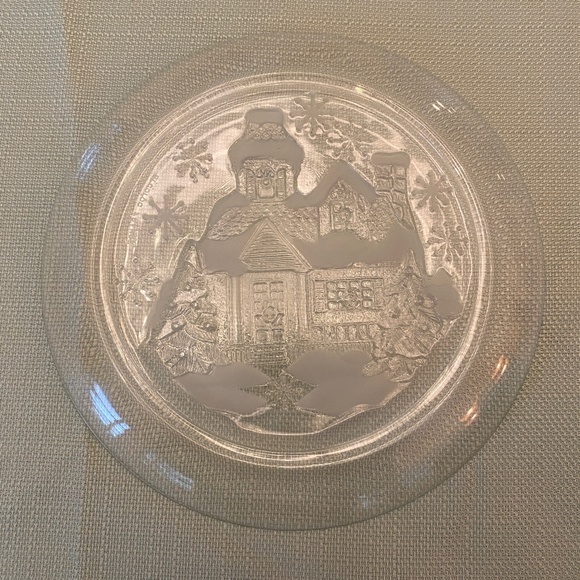 Arcoroc I Set of 8 I Winter Wonderland I Welcome Home I Glass Dessert Plates - Picture 12 of 16